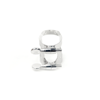 Rico Ligature, Eb Clarinet, Nickel Plated