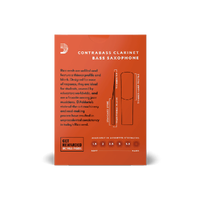 Rico Contrabass Clarinet / Bass Saxophone Reeds, Strength 2 -  10-pack