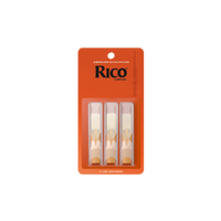 3 x Rico by D'Addario Soprano Sax Reeds, Strength 2 
