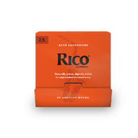 Rico by D'Addario Alto Saxophone Reeds, #2.5, 25-Count Single Reeds