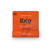 Rico by D'Addario Tenor Saxophone Reeds, #2.5, 25-Count Single Reeds