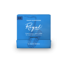 Royal by D'Addario Tenor Saxophone Reeds, #2.5, 25-Count Single Reeds