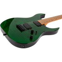 Spira S-450-TGR Electric Guitar - High Performance Rock Machine - Trans Green