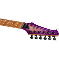 Spira HH Electric Guitar with Roasted Maple Neck -Transparent Purple