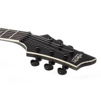 Schecter C-1 SLS Elite Evil Twin Electric Guitar in Satin Black
