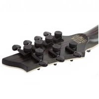 Schecter C-7 SLS Evil Twin Electric Guitar - Satin Black 7-String