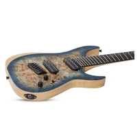 Schecter Reaper-7 Multi-Scale RH 7-String Electric Guitar-Satin Sky Burst 