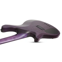 Schecter C-4 GT Electric  Bass Guitar - Satin Trans Purple