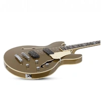 Schecter Corsair Semi-Hollow Bass Guitar  - Metallic Gold