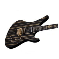 Schecter Synyster Custom-S Floyd Electric Guitar,  - Gloss Black / Gold 
