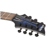 Schecter Omen Elite-7 String Electric Guitar - See Thru Blue Burst 