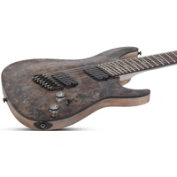 Schecter Omen Elite-7 Multiscale 7 String Electric Guitar - Charcoal