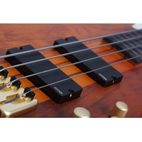 Schecter 4 String  Stiletto Studio-4 Fretless Electric Bass - Honey Satin