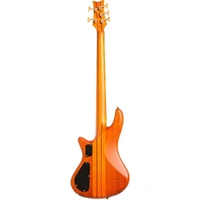 Schecter Stiletto Studio 5 String Fretless Bass Guitar - Honey Satin