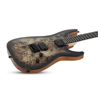 Schecter C-6 Pro Electric Guitar - Charcoal Burst 