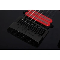 Schecter Sunset-7 Evertune Red Dawn 7-string Baritone Electric Guitar - Gloss Black