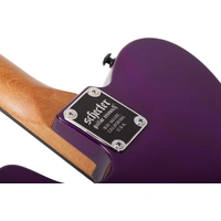 Schecter PT Electric Guitar - Purple Burst Burl + Boss Katana 50W amp + Planet waves Cable