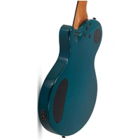 Schecter Solo-II Standard 6 String Electric Guitar - Ocean Blue Burst Burl