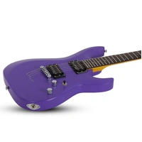Schecter C-6 Deluxe Electric Guitar - Satin Dark Purple SCH429