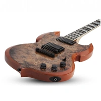 Wylde Audio Barbarian Battlescar Burl Electric Guitar 
