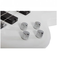 Schecter 4 String  C-4 Deluxe Bass Guitar - Satin White