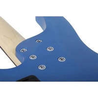 Schecter C-5 Deluxe Satin Metallic Light Blue 5-String Bass Guitar