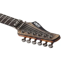 Schecter 6 String Electric Guitar Banshee Mach 6 Floyd Rose Sustainiac Fall Out Burst Finish 