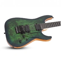 Schecter C-6 Pro Floyd Rose Electric Guitar Aqua Burst 