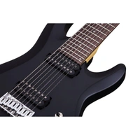 Schecter SCH440 C-8 Deluxe SBK 8 String Electric Guitar - Satin Black