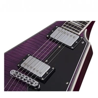 Schecter V-1 Custom Electric Guitar - Trans Purple 
