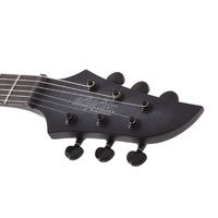 Schecter KM-6 MK-III Electric Guitar. Legacy Transparent Black Burst.