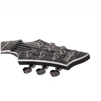Schecter Juan of the Dead V-1 Electric Guitar - Satin Black Reign