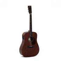 Sigma SDM-15E Dreadnought Acoustic Electric Guitar - Solid Mahogany