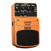 The Behringer 3-Mode SF300 Super Fuzz, Grunge And Gain Distortion Effects Pedal