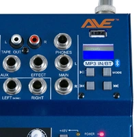 AVE Strike 7 Bluetooth PA Audio Mixer with Delay –7 Channel