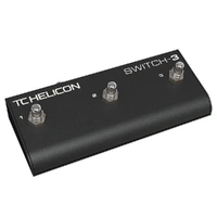 TC Helicon Sturdy 3-Switch Accessory Footswitch For Expanded Remote Control