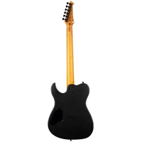 Spira Guitars T-400 MBK BAR 27"-Scale Baritone Electric Guitar - Satin Black