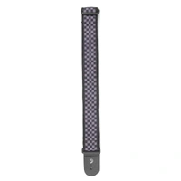 D'Addario Woven Guitar Strap, Checkerboard, Take it to Black