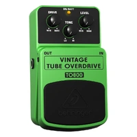 The Behringer TO800 Vintage Tube-Sound Smooth Sustain Overdrive Effects Pedal