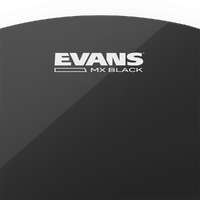 Evans MX Black Marching Tenor Drum Head, 10 Inch