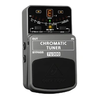 The Behringer 7-Segment LED TU300 Ultimate Chromatic Guitar/Bass Tuner