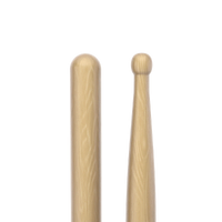 Promark Hickory 5A "Pro-Round" Wood Tip drumstick