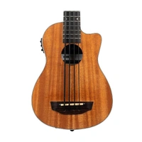 Kala U-Bass Scout, Mahogany Acoustic-Electric Bass Guitar - Natural Satin