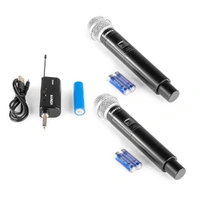 VONYX WM552 Dual Wireless Microphone Plug-and-Play Set UHF