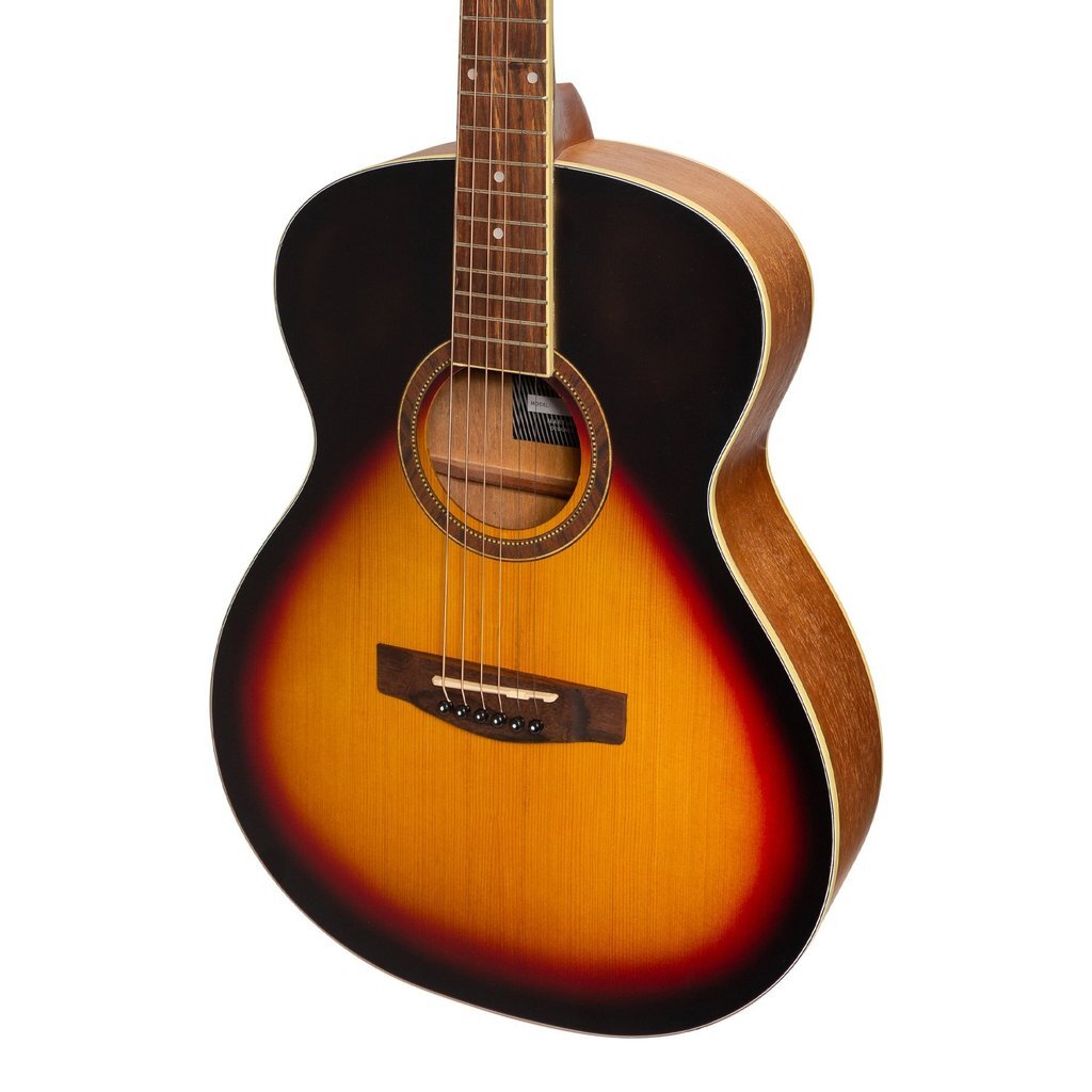 Martinez '41 Series' Folk Size Acoustic Guitar (Tobacco Sunburst