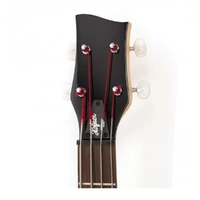 Hofner CT Shorty Bass Guitar with Gig Bag -  Black