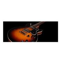 Godin 039074 Montreal Premiere TriplePlay Sunburst HG Hollowbody 6 String Electric Guitar with Bag
