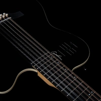 Godin 048588 A12 HG 12-String  Acoustic Electric Guitar with Gigbag Black