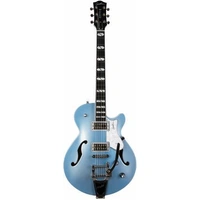 Godin Imperial Blue 6-String Montreal Premiere LTD Hollowbody Electric Guitar 