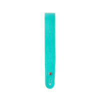 D'Addario Slim Garment Leather Guitar Strap, Teal